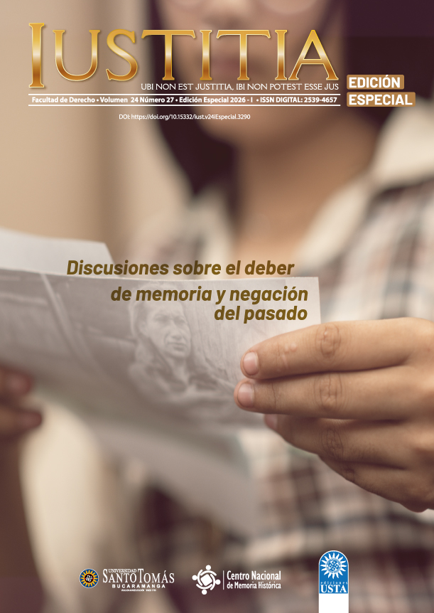 					Ver Vol. 24 Núm. 27 - Especial (2026): Discusiones sobre el deber de memoria y la negación del pasado
				